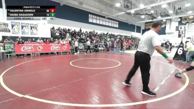125 lbs Cons. Round 2 - Valentina Anhielo, Newport Harbor vs Naima Hagadorn, Thousand Oaks