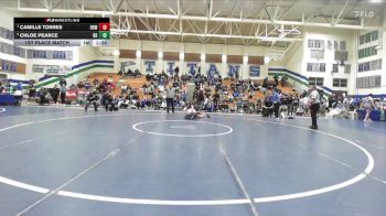 130 lbs 1st Place Match - Camille Torres, Brawley vs Chloe Pearce, Rancho Bernardo