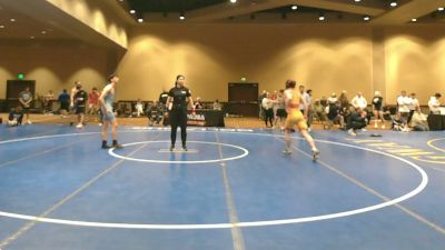124.4-138 lbs Champ. Round 1 - Caden Smith, Unattached vs Chris Mazur, Rochester Regional Training Center
