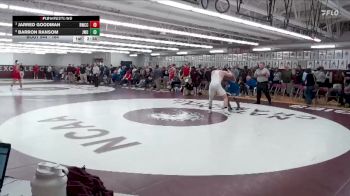 184 lbs Quarterfinal - Jarred Goodman, Ridgewater CC vs Barron Ransom, Johnson & Wales