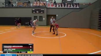 122 lbs Round 2 - Tate Williams, Boyd Buchanan vs Mohamed Abdulrahen, Homewood HS