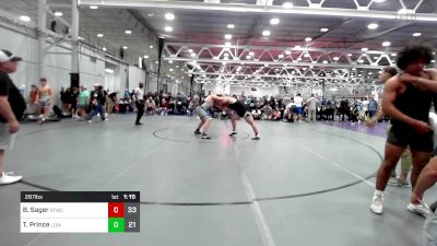 287 lbs Final - Brody Sager, Shore Thing WC vs Tyler Prince, Lion's Den Young Bucks