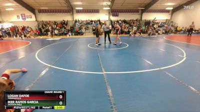 157A Champ. Round 1 - Logan Dafoe, Thermopolis vs Iker Ramos Garcia, Jackson Hole