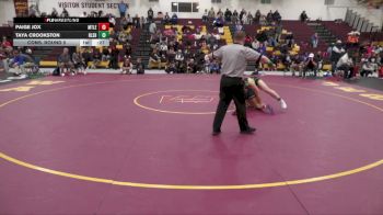 145 lbs Cons. Round 5 - Paige Jox, Mt. Lebanon vs Taya Crookston, Ridgeline High School