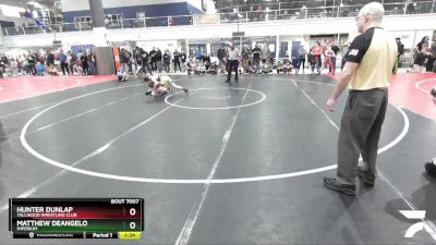 97 lbs Champ. Round 1 - Matthew Deangelo, Imperium vs Hunter Dunlap, Tallwood Wrestling Club