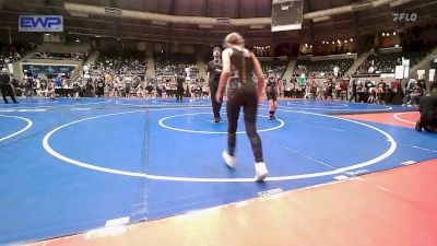 82 lbs Rr Rnd 2 - Laney Henning, Cotton County Wrestling Club vs Francesca Hester, Runestone