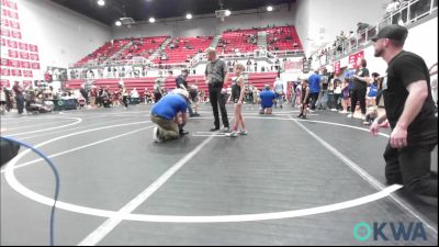 67 lbs Rr Rnd 3 - Ryatt Saunders, Shelton Wrestling Academy vs Hendrix Stewart, Newkirk Takedown Club