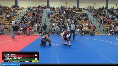 Round 2 - Jaithan Martinez, Northfield vs Lane Gosse, Wabasha Kellogg