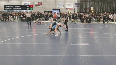 110 lbs Champ. Rd Of 64 - Veronica Fehringer, Sanderson Wrestling Academy vs Margaret Barrett, Askren Wrestling Academy