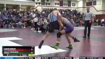 132 lbs Round 1 - Brody Neighbor, Alburnett vs Logan Boehm, North Fayette Valley