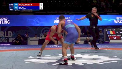 61 kg Qualif. - Nikolai Okhlopkov, Romania vs Joseph Andres Silva, Puerto Rico