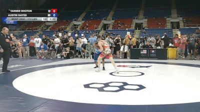 113 lbs Quarters - Tanner Rhoton, Kansas vs Austin Hayes, Maryland