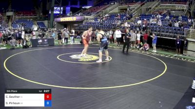 285 lbs 5th Place - Cameron Geuther, Iowa vs Soren Pirhoun, Virginia