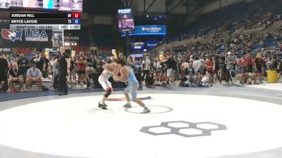120 lbs Cons. Rd Of 64 - Jordan Hill, New York vs Bryce Lavoie, Texas
