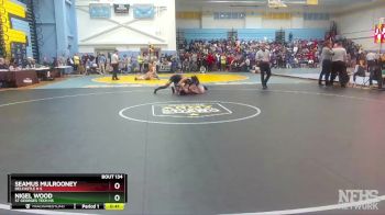 120 lbs Cons. Round 1 - Nigel Wood, St Georges Tech HS vs Seamus Mulrooney, Delcastle H S
