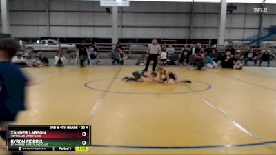 58 A Round 5 - Byron Morris, St. Maries Wrestling Club vs Zander Larson, Homedale Wrestling