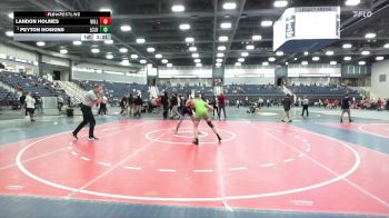 141 lbs Quarterfinal - Peyton Hoskins, Life NCWA vs Landon Holmes, Williams Baptist