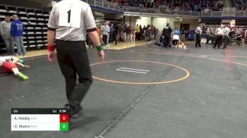 84 lbs Quarterfinal - Abigail Neidig, Northeastern vs Ellie Myers, Portage
