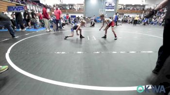 61 lbs Rr Rnd 5 - Lincoln Steiner, Mustang Bronco Wrestling Club vs Jax Soergel, Choctaw Ironman