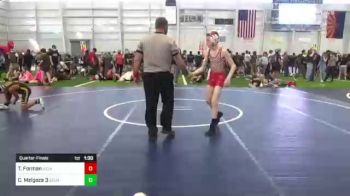 88 lbs Quarterfinal - Tobey Forman, Nevada Elite vs Carlos Melgoza 3, Selma Youth