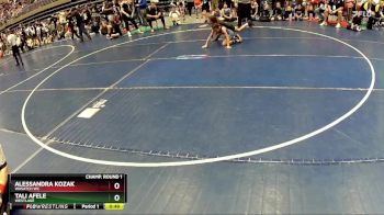 76 lbs Champ. Round 1 - Tali Afele, WESTLAKE vs Alessandra Kozak, Wasatch WC