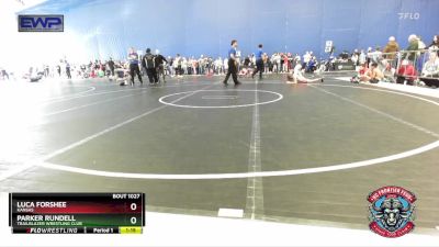 95 lbs Cons. Round 1 - Luca Forshee, Kansas vs Parker Rundell, Trailblazer Wrestling Club