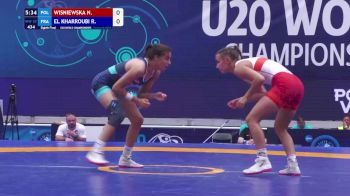 57 kg 1/8 Final - Nikola Monika WISNIEWSKA, Poland vs Romaissa El Kharroubi, France
