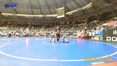 75 lbs Consi Of 16 #2 - Kash Harrison, Wave Wrestling Club (TN) vs Hudson Heigel, Florida Scorpions