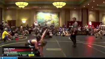 92 lbs Round 2 (6 Team) - Jude Zumalt, Ares Red vs Ryker Hackney, The Untouchables Black