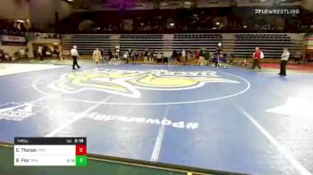 141 lbs Consi Of 4 - Connor Thorpe, Unattached-Northern Iowa vs Gable Fox, Northern Iowa