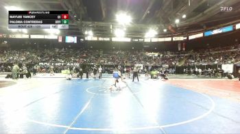 120 lbs Cons. Round 2 - Maylee Yancey, Crook County vs Paloma Contreras, Skyview