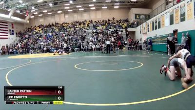 120 lbs Cons. Round 2 - Leo Enricco, CONNEAUT vs Carter Patton, REVERE