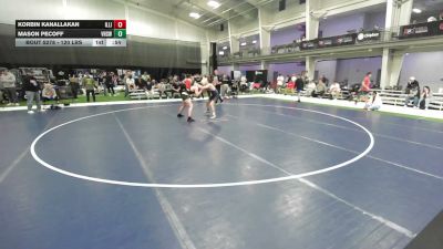 132 lbs Cons. Rd Of 16 - Korbin Kanallakan, Illinois vs Mason Pecoff, Vacaville High School Wrestling