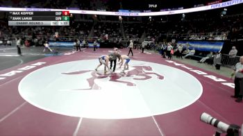 II-132 lbs Champ. Round 2 - Max Koffer, Cooperstown/Milford vs Zakk Larue, Copenhagen