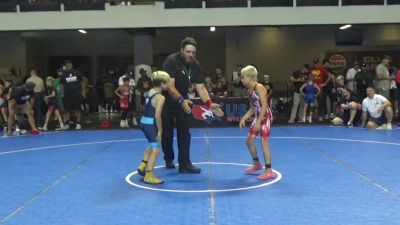 54 lbs Round Of 32 - Azerijah Bonney, Pomona Elite vs Jackson McDougall, Gulf Coast WC