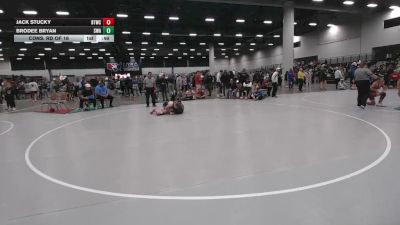 120 lbs Cons. Rd Of 16 - Brodee Bryan, Shelton Wrestling Academy vs Jack Stucky, BTWC