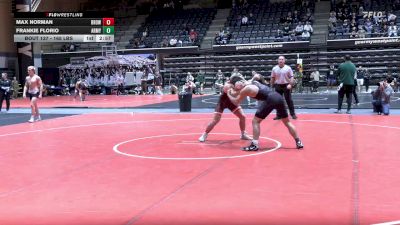 165 lbs Semifinal - Max Norman, Brown vs Frankie Florio, Army