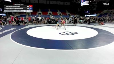 120 lbs Cons. Sub-quarters - Andrea Quinones, MN vs Remington Zimmerer, CO