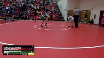 106 lbs Quarterfinal - Nathan Walkowiak, Detroit Catholic Central vs Graham Pohlmeyer, Nordonia