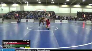 141 lbs Semis & 3rd Wb (16 Team) - Conner Deboe, Baldwin Wallace vs Brock Henderson, Coe