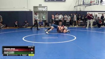 157 lbs Champ. Round 1 - Graves Ryan, Montana State-Northern vs David Rubio, Corban University
