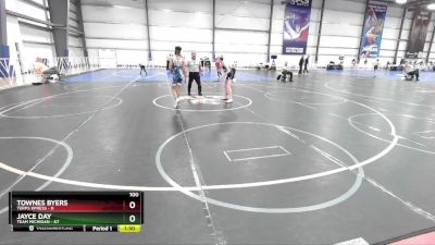 100 lbs Rd# 10- 4:00pm Saturday Final Pool - Townes Byers, Terps XPress vs Jayce Day, Team Michigan