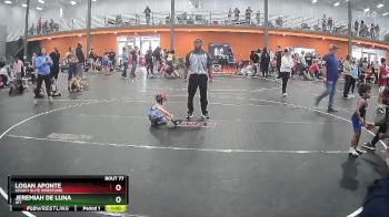 40 lbs 3rd Place Match - Logan Aponte, Legacy Elite Wrestling vs Jeremiah De Luna, JET