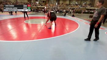 235 lbs Cons. Semi - Zoie Gomez, Lubbock Coronado vs Annalisa Lopez, Amarillo Caprock