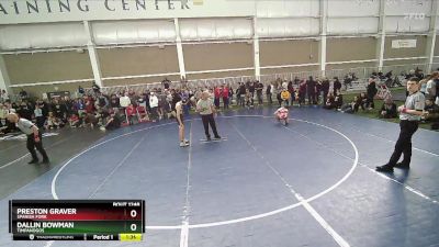 215 lbs Cons. Semi - Dallin Bowman, Timpanogos vs Preston Graver, Spanish Fork