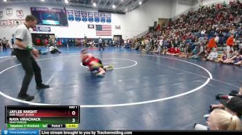 124-130 lbs Quarterfinal - Raya Virachack, Dean Morgan vs Jaylee Knight, Sage Valley Jr High