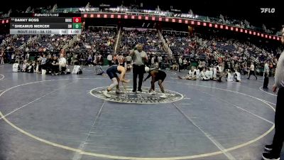 3A 120 lbs Cons. Round 1 - Danny Ross, Hunter Huss High School vs Sheamus Mercer, Swansboro High School