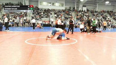 182 lbs Quarterfinal - Cooper Ledbetter, TN vs Gunner Taylor, OH