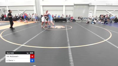 285 lbs C-semi - Mekhi McDowell, Il vs Jonathan Davis, Tn