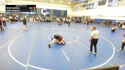 157 lbs Champ. Round 3 - Travis Ledesma, Paloma Valley High School vs Corey Brantley, Victor Villians